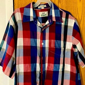 417 by Van Heusen medium short sleeved mens multicolored
